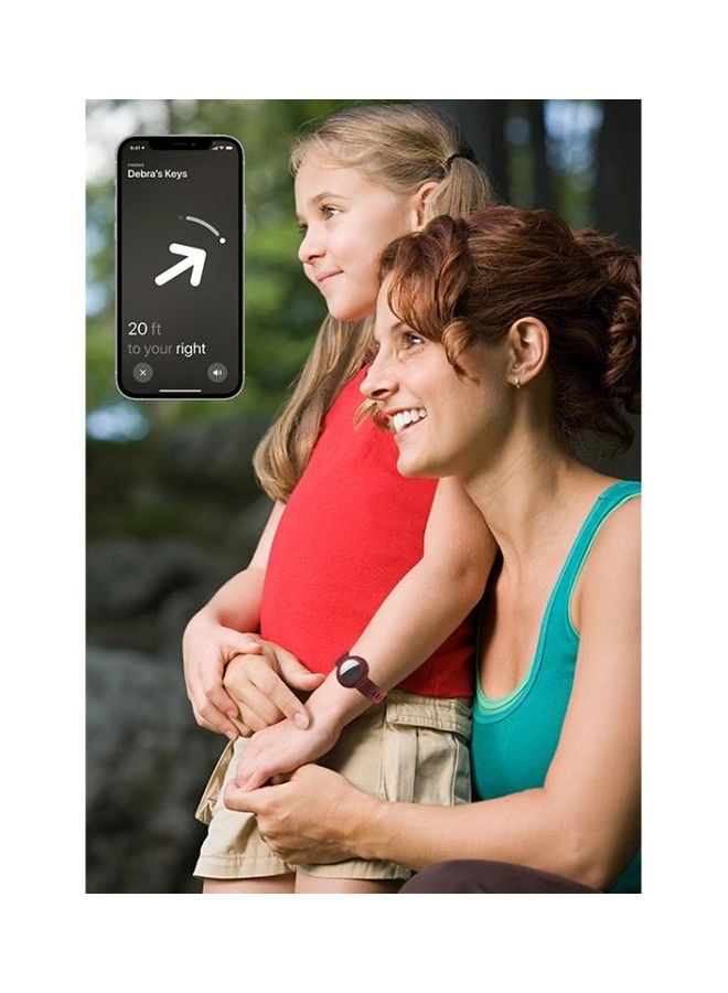 Silicone Anti-Scratch Shockproof Protective Soft Case Cover For Apple AirTag White/Silver