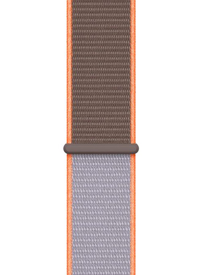 Replacement Band For Apple Watch Series 5/4/3/2/1 44/42mm Grey/Brown