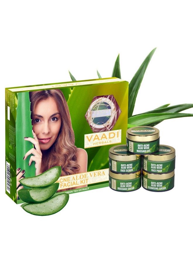 Anti Acne Aloe Vera Facial Kit With Green Tea Extract 270G