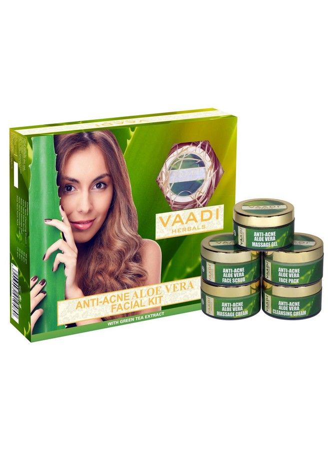 Anti Acne Aloe Vera Facial Kit With Green Tea Extract 270G