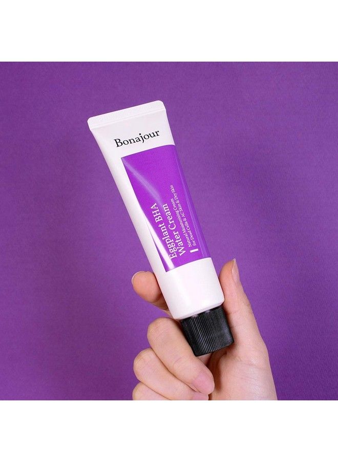 R] Vegan Beauty Eggplant Daily Bha Moisturising Cream Salicylic Acid Gentle Exfoliating Antiacne Treatment Natural Moisturizer 17 Fl Oz