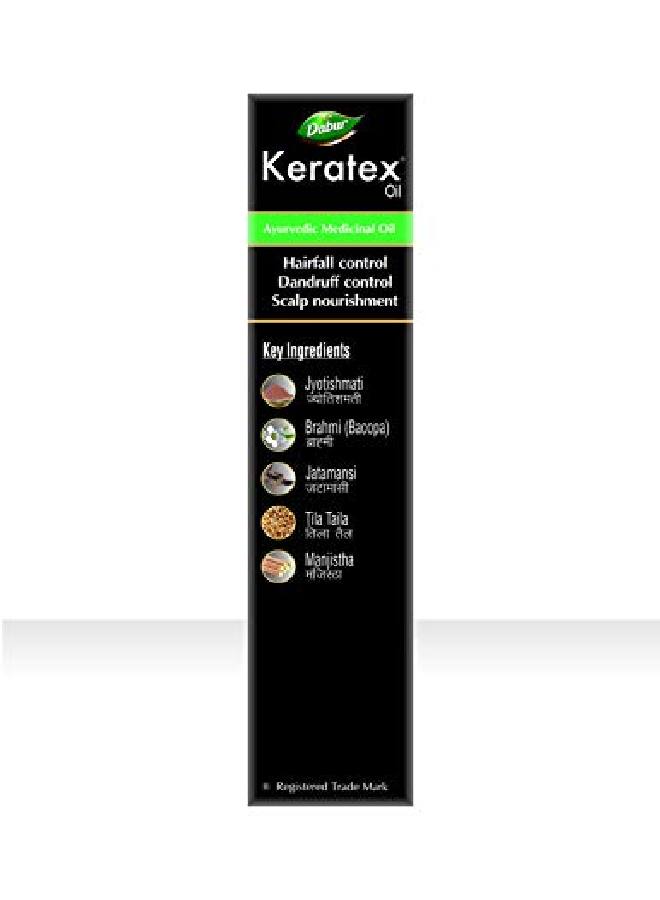 Keratex Oil Ayurvedic Medicinal Oil Reduces Hairfall by 56.5% 100 ml (Pack of 2)