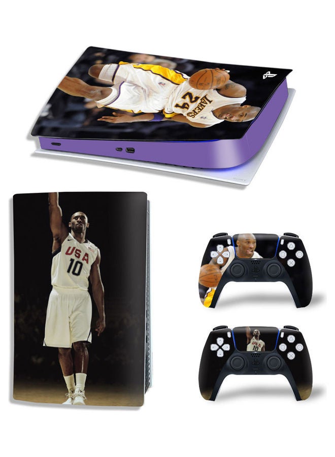 Printed Gaming Console and Controller Sticker Set For PS5 Digital Edition
