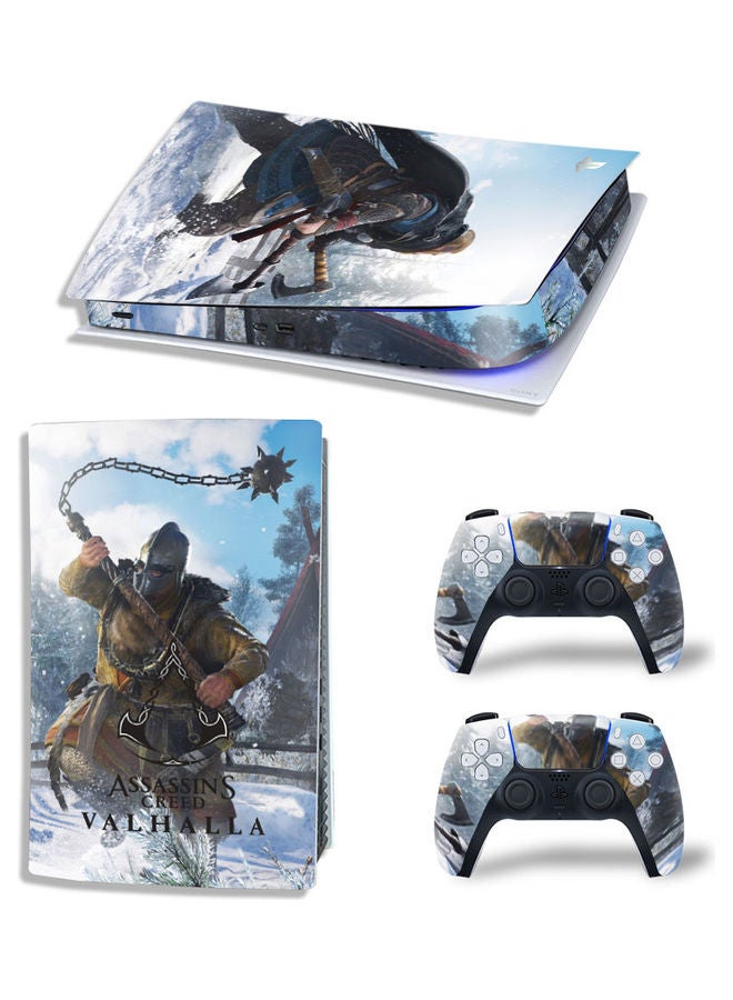 Printed Gaming Console and Controller Sticker Set For PS5 Digital Edition