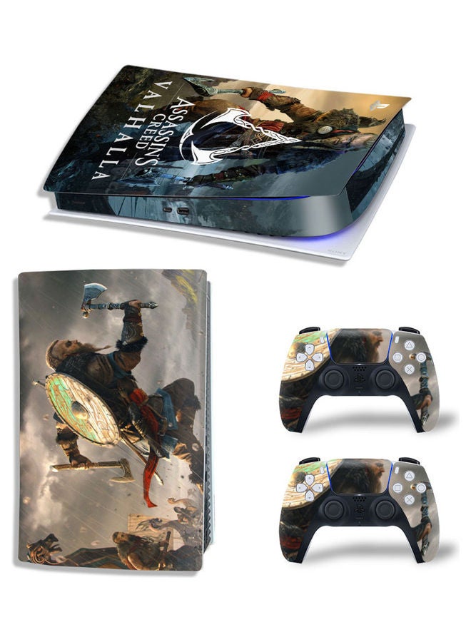 Printed Gaming Console and Controller Sticker Set For PS5 Digital Edition