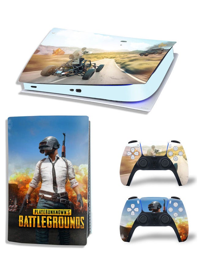 Printed Gaming Console and Controller Sticker Set For PS5 Digital Edition
