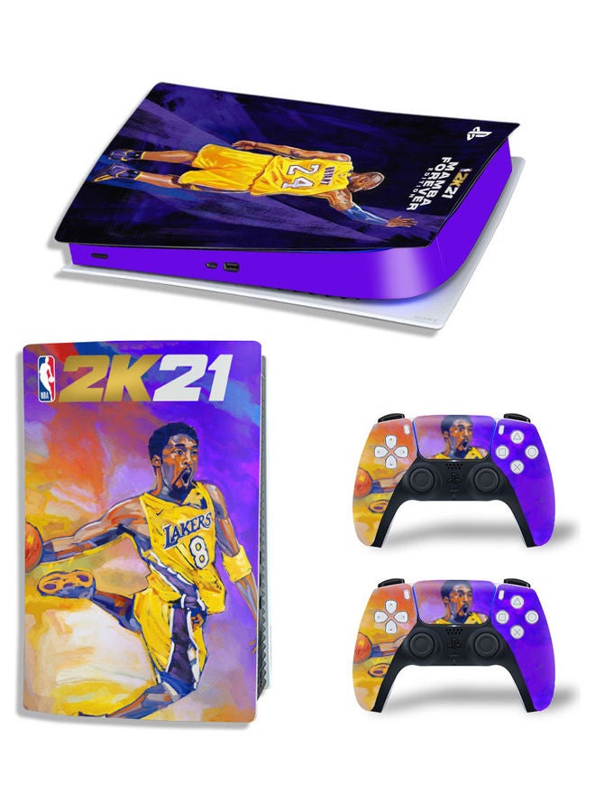 Printed Gaming Console and Controller Sticker Set For PS5 Digital Edition