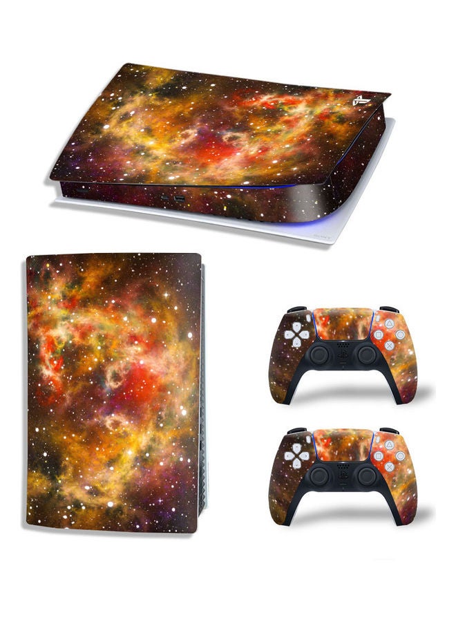 Printed Gaming Console and Controller Sticker Set For PS5 Digital Edition