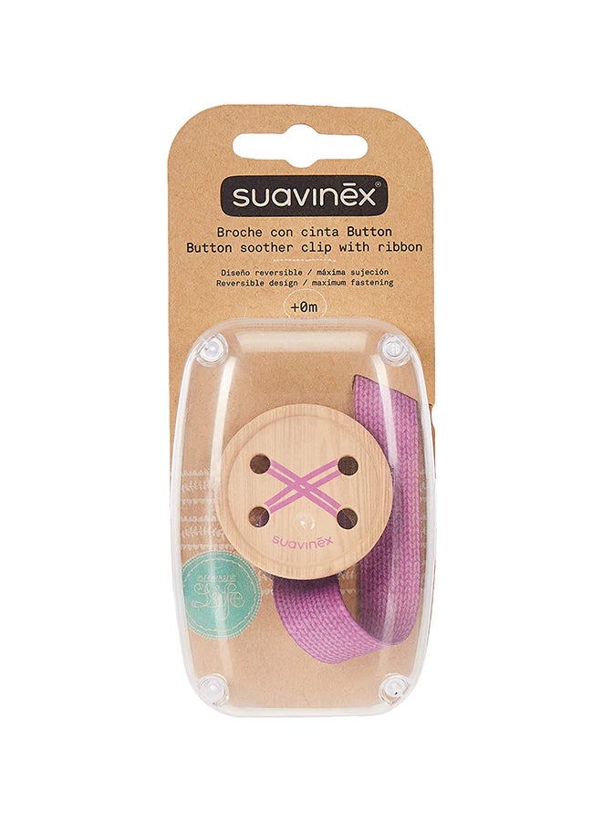 Pacifier Soother Dummie Clip Holder Button