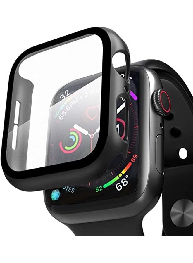 38Mm 40Mm Screen Protector With Bumper Black/Clear