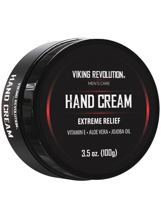 Mens Hand Cream For Men  Hand Cream For Dry Cracked Hands Repair Cream  Dry Hand Cream For Dry Hands Balm  Aloe Vera Dry Hands Treatment Hand Moisturizer With Vitamin E (35Oz)