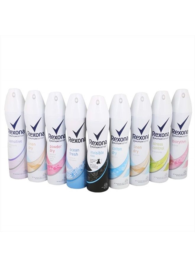 Body Spray (9X 200 ml/6.67 oz, Mix within the available kinds)