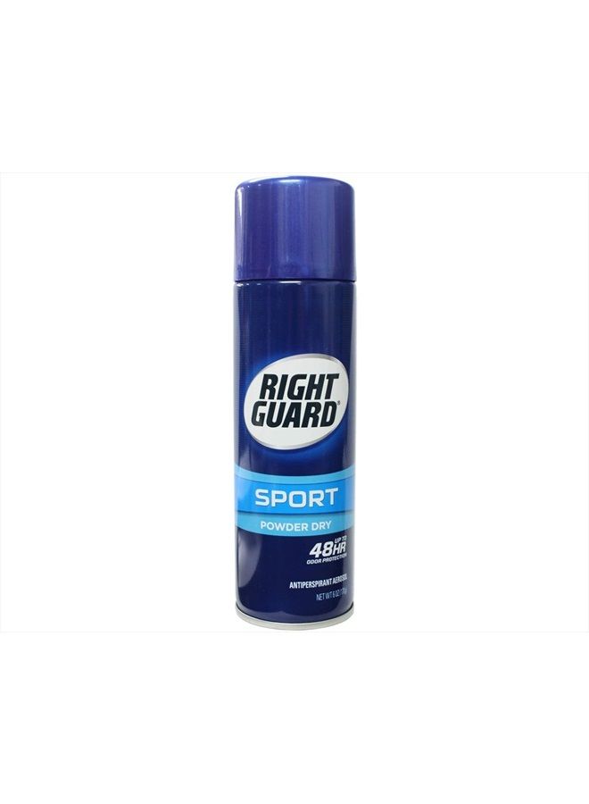 Aerosol Sport Powder Dry Antiperspirant, 6 oz (Pack of 4)
