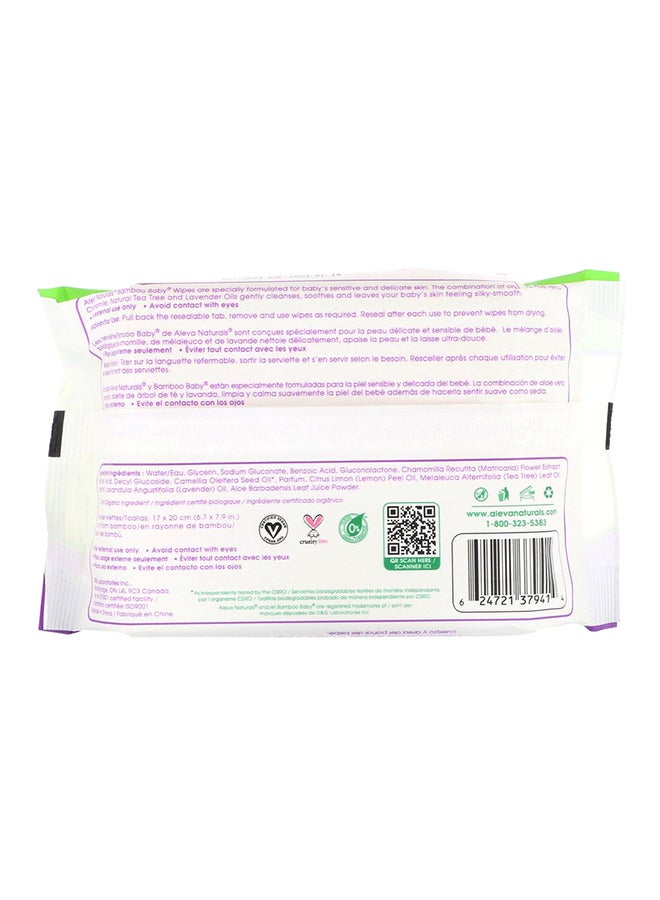 Bamboo Baby Wipes - 30 Wipes