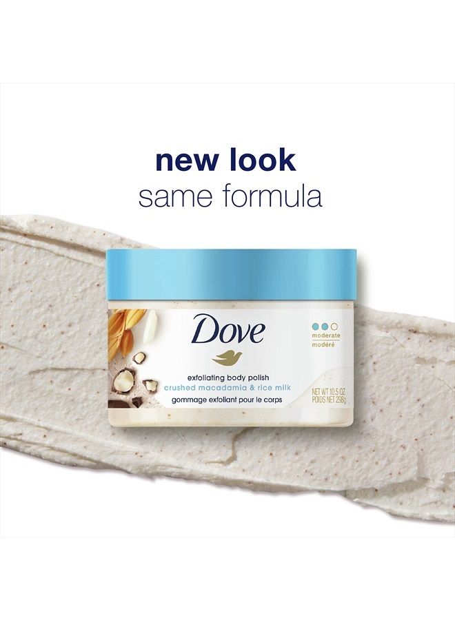 Scrub Macadamia & Rice Milk Reveals Visibly Smoother Skin Body Scrub That Nourishes Skin 10.5 oz