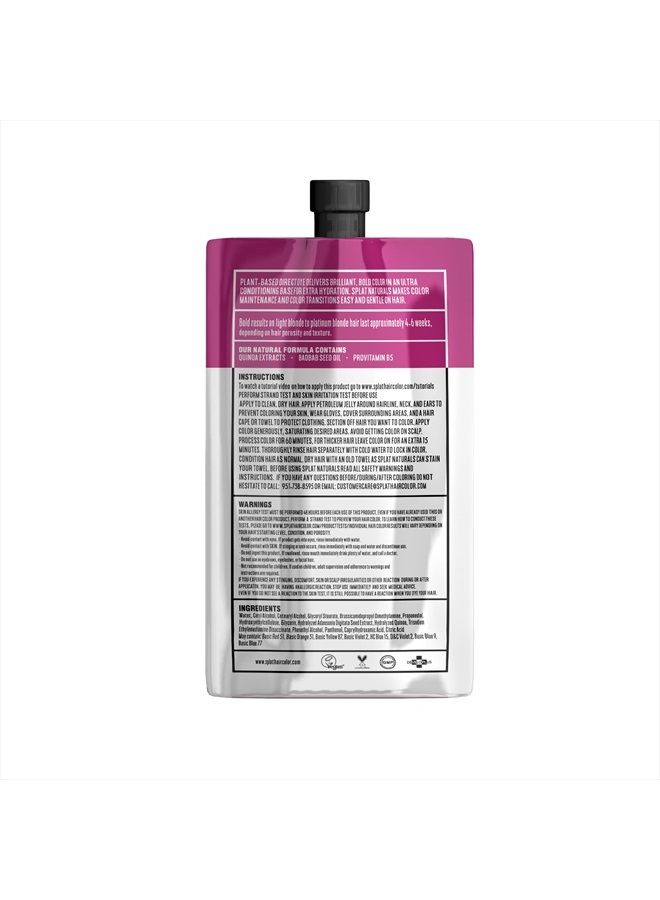 Naturals in Magenta, Conditioning Semi-Permanent Pink Hair Color Kit, 6 oz