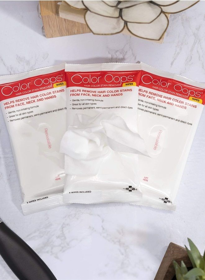 Hair Color Removing Wipes (5 Count)