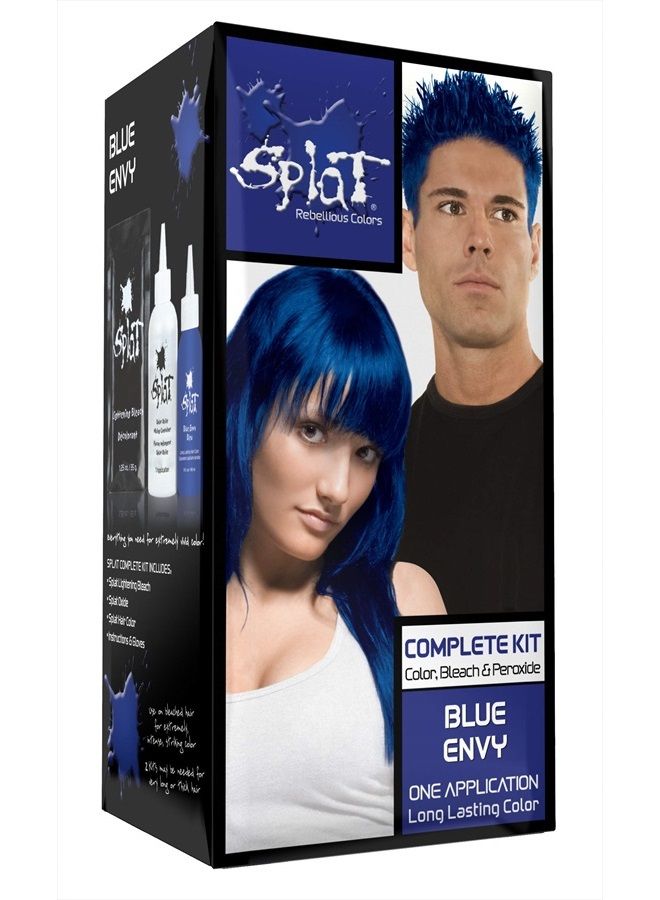 Semi-Permanent Hair Dye Kit (Blue Envy)