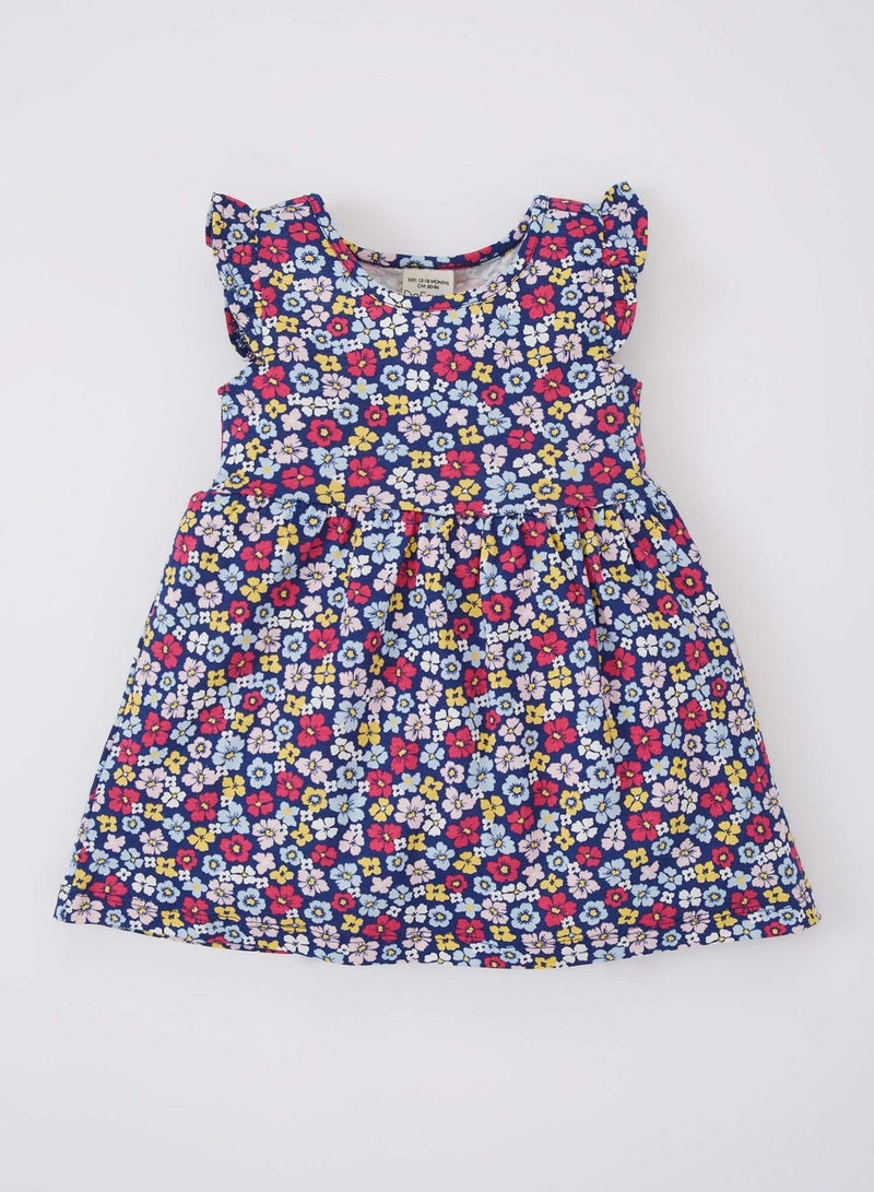 Kids Floral Print Dress