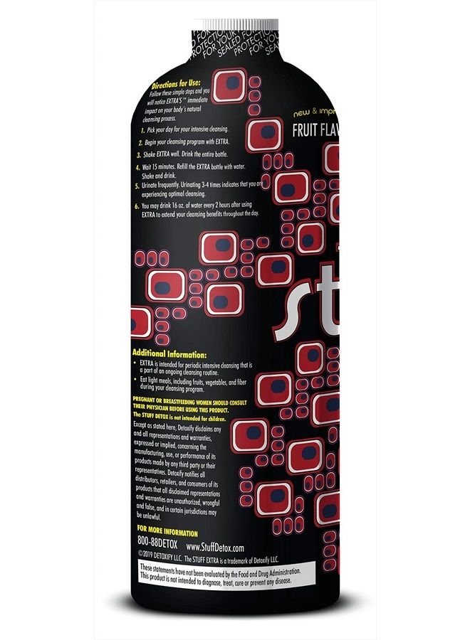 The Stuff Extra– Fruit Flavor – 20 oz | Professionally Formulated Intense Herbal Cleanse | Enhances Your Body's Natural Cleansing Processes