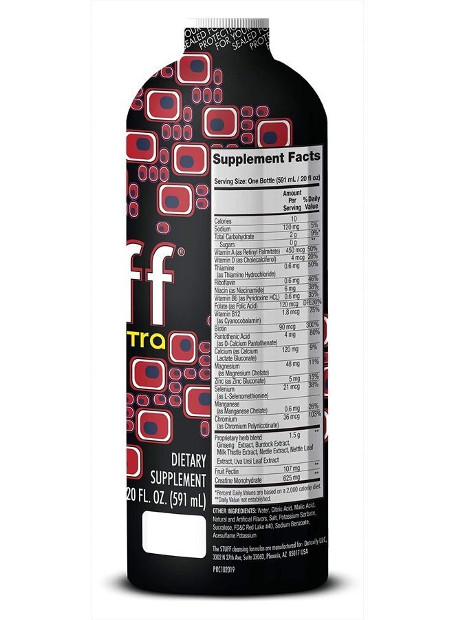 The Stuff Extra– Fruit Flavor – 20 oz | Professionally Formulated Intense Herbal Cleanse | Enhances Your Body's Natural Cleansing Processes