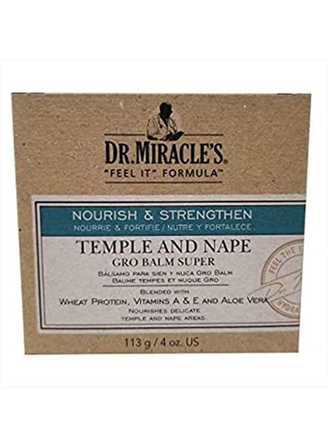 Strengthen Temple & Nape Gro Balm Super Strength, 4 oz