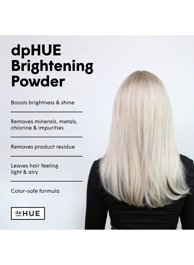 Brightening Powder - 6 Uses - Boosts Brightness & Shine of Blonde or Highlighted Hair - Removes Minerals, Metals, Chlorine & Impurities - Color-Safe Formula - Cruelty Free