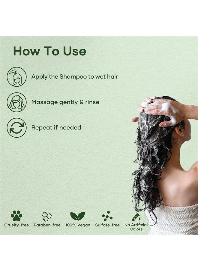 Tea Tree Shampoo, Vitamin C, Peppermint, Lavender and Rosemary Oil, Fights Dandruff and Dry Scalp, 16 fl oz