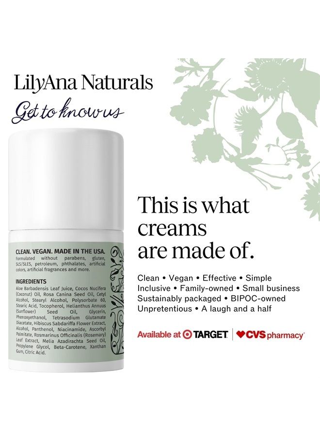 Eye Cream for Dark Circles and Puffiness, Under Eye Cream for Wrinkles, Anti Aging Eye Cream helps Improve Dryness and is Great for Sensitive Skin - 1.7oz - 2 Pack - Made in USA