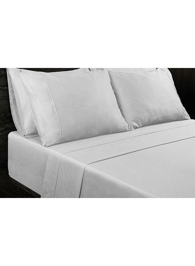 Indulgence Flat Sheet 160x240cm-white