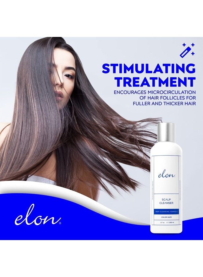 Thinning Hair Scalp Cleanser - Revitalizing Scalp Treatment for Hair Growth – Exfoliating Scalp Treatment for Women & Men to Unclog Follicles – Scalp Moisturizer for All Hair Types (6.7 Oz.)