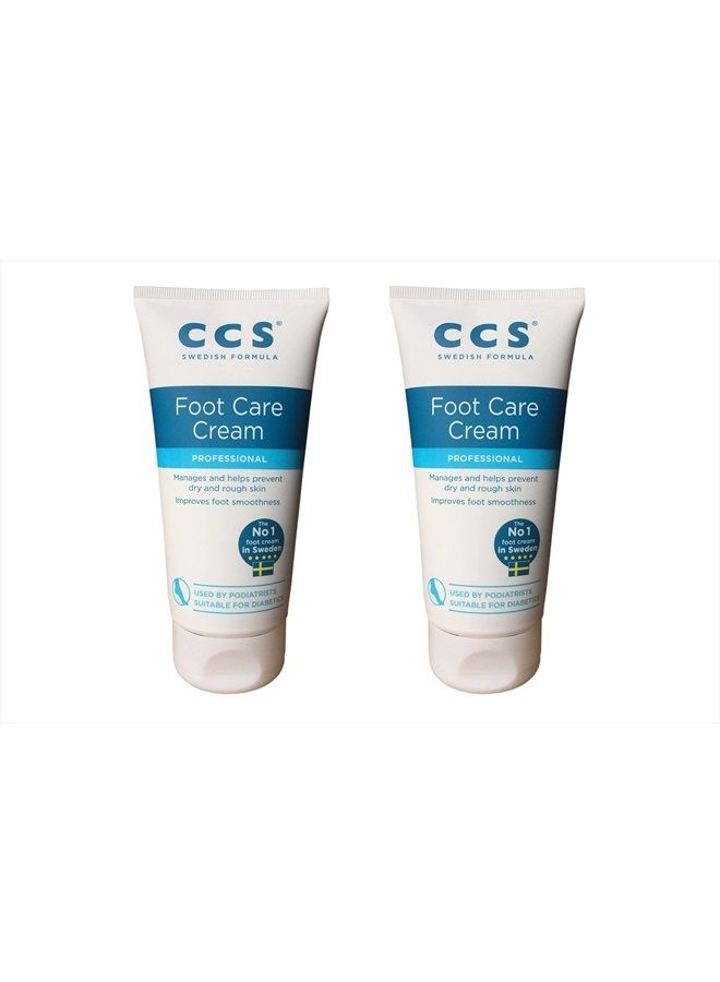 Ccs Foot Care Cream - 175Ml - Pack of 2