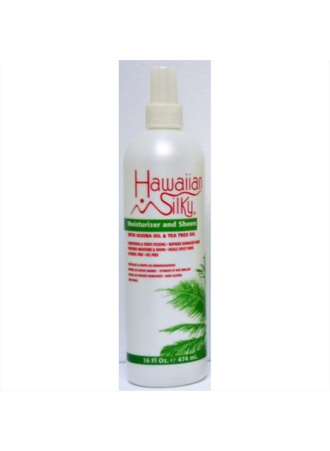 moisturizing and sheen spray, White, 16 Fl Ounce