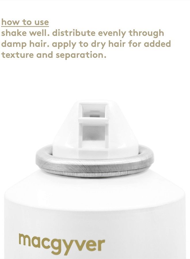 Macgyver Multi-use Mousse - Texturising Hair Mousse - Instant Volume With Lasting Hold - 200ml / 6.8fl.oz
