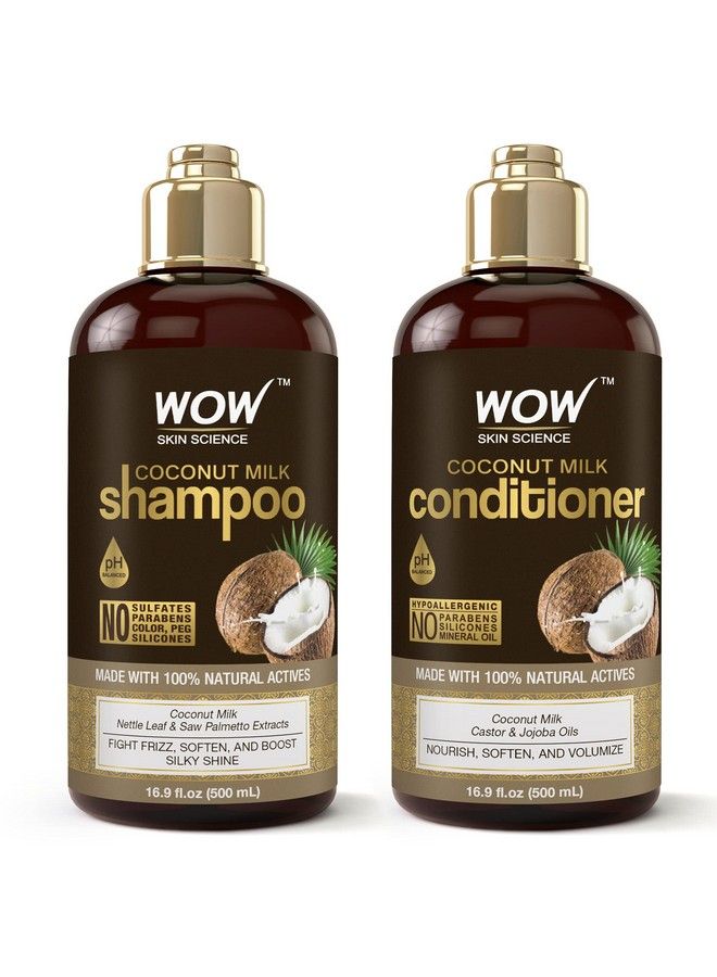 Coconut Milk Shampoo And Conditioner Set Coconut Shampoo & Coconut Conditioner Set Shampoo Conditioner Set Paraben Sulfate Free Shampoo & Conditioner Set For Curly Hair