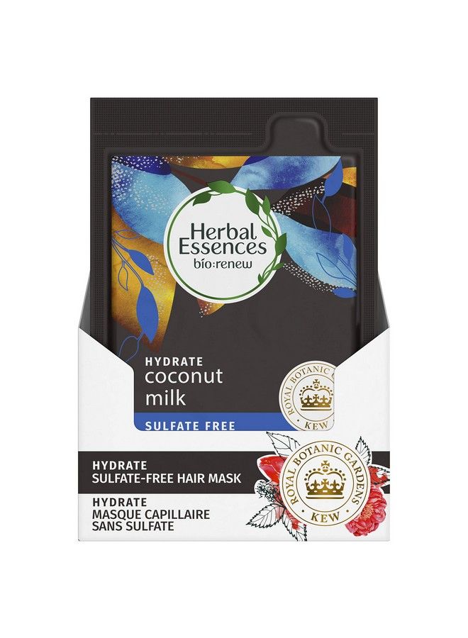 Biorenew Nourishing Hair Mask With Coconut Milk Moisturize And Restore 1.7 Fl Oz 10 Count