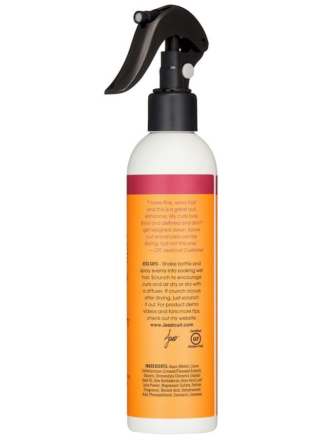 Gelebration Spray Island Fantasy 8 Fl Oz. Curl Enhancer For Fine Hair With Flaxseed Extract Curl Styler For Wavy Hair Curly Hair Products