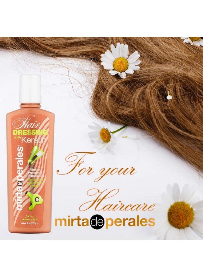 Hair Dressing With Keratin 8 Ounce