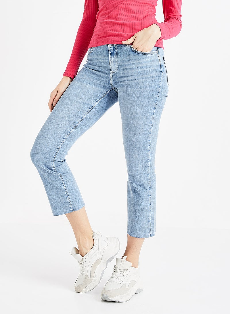 Sheila MR Kick Flare Jeans Blue