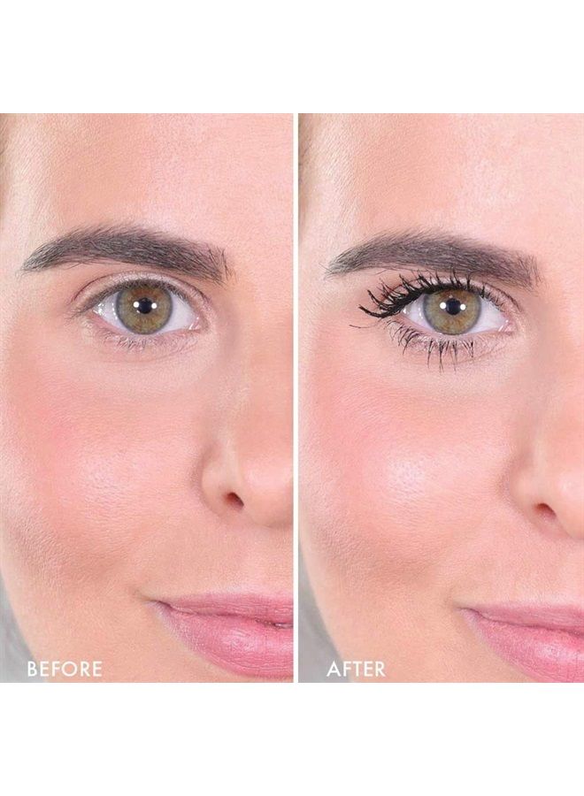Mile High Club Length + Define Black Mascara - Lash Lengthening Mascara for Full, Fanned Out Effect - Smudge-Proof Mascara - Trehalose, Castor Oil + Peach Leaf Conditions & Strengthens