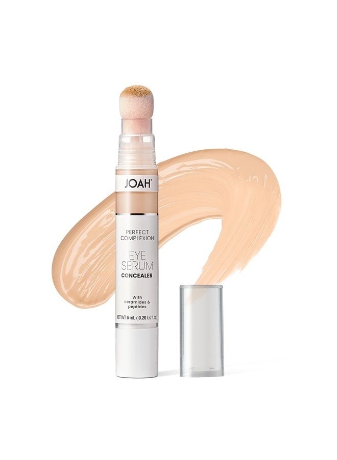 Perfect Complexion Under Eye Concealer and Serum, Korean Makeup, Hydrating Under Eye Serum Concealer Stick for Dark Circles and Puffiness, Peptide Serum with Medium Coverage
