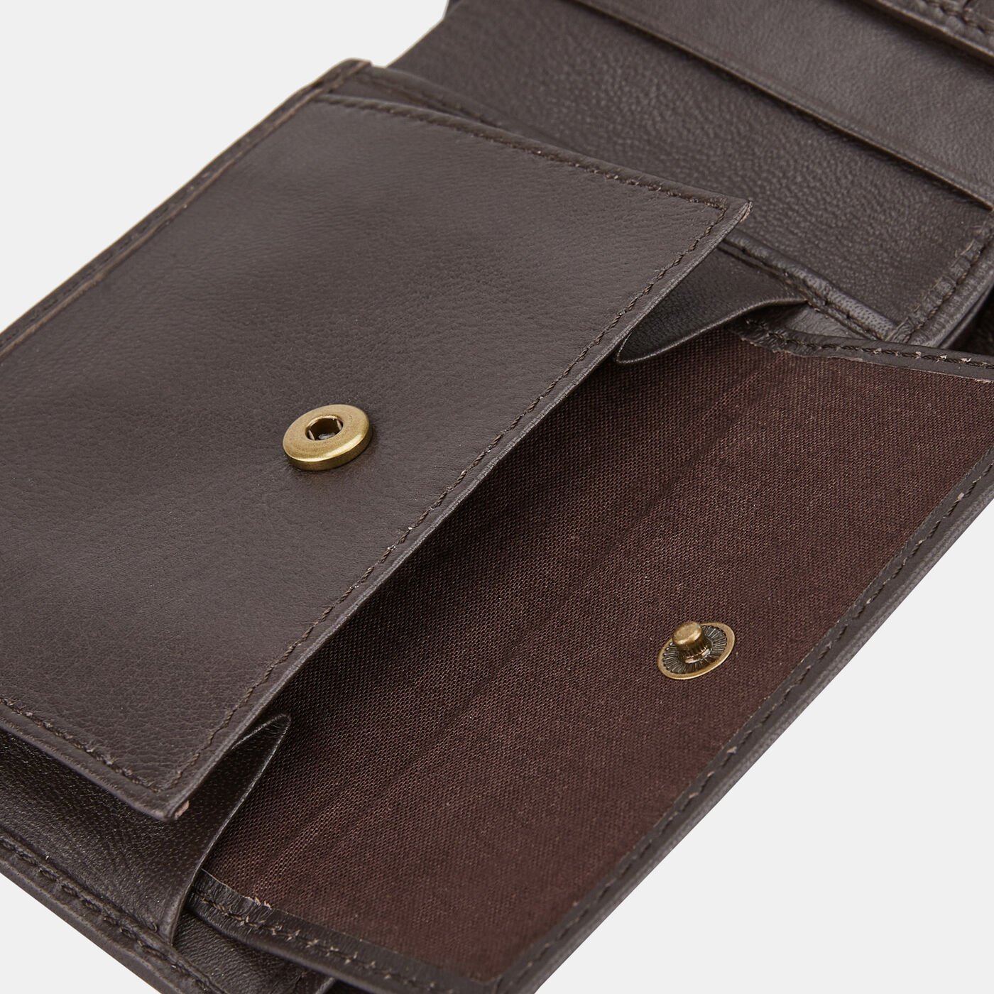 Men's Bifold Coin Pocket Wallet