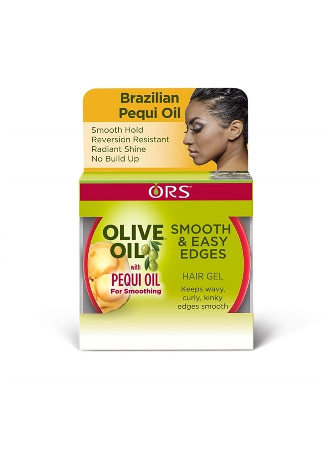 Olive Oil Smooth & Easy Edges Hair Gel with Pequi Oil 2.25 oz