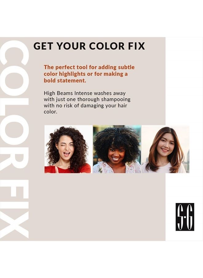 High Beams Intense Spray-On Hair Color -Auburn - 2.7 Oz - Add Temporary Color Highlight to Your Hair Instantly - Great for Streaking, Tipping or Frosting - Washes out Easily