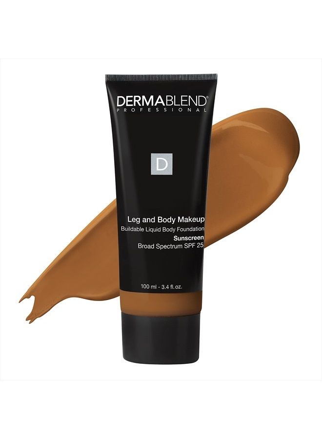 Leg and Body Makeup Foundation with SPF 25, 70W Deep Golden,3.4 Fl Oz (Pack of 1)