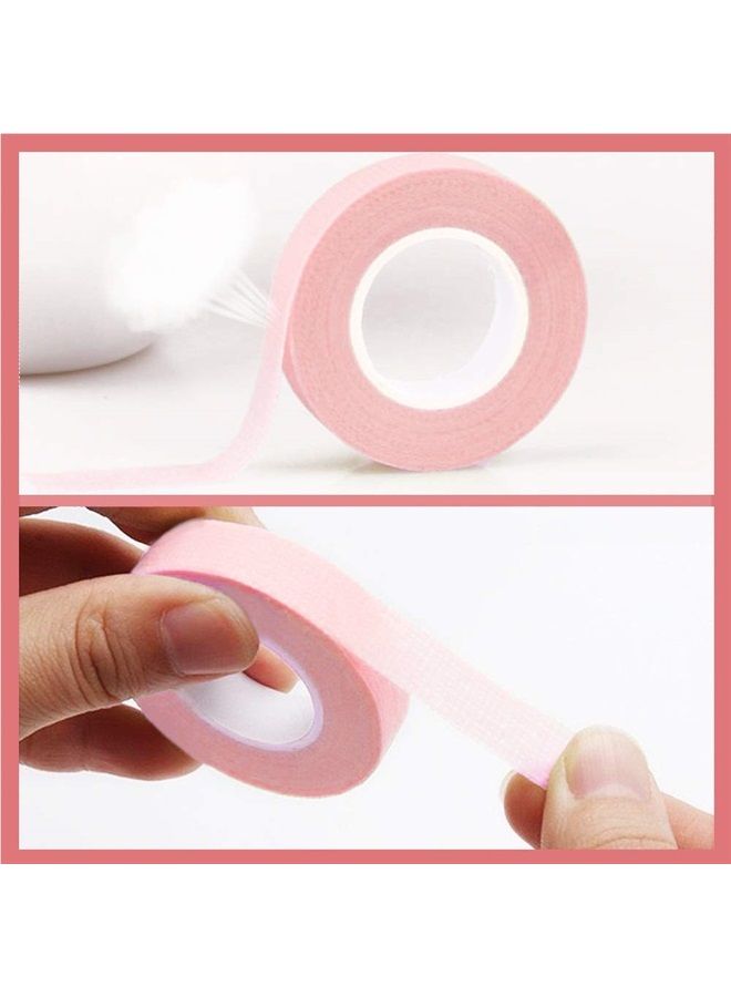 5 Rolls Eyelash Extension, EBANKU Eyelash Tape for Lash Extension Breathable Micropore Fabric Eyelash Extension Tape (0.5 inch x 10 Yards)