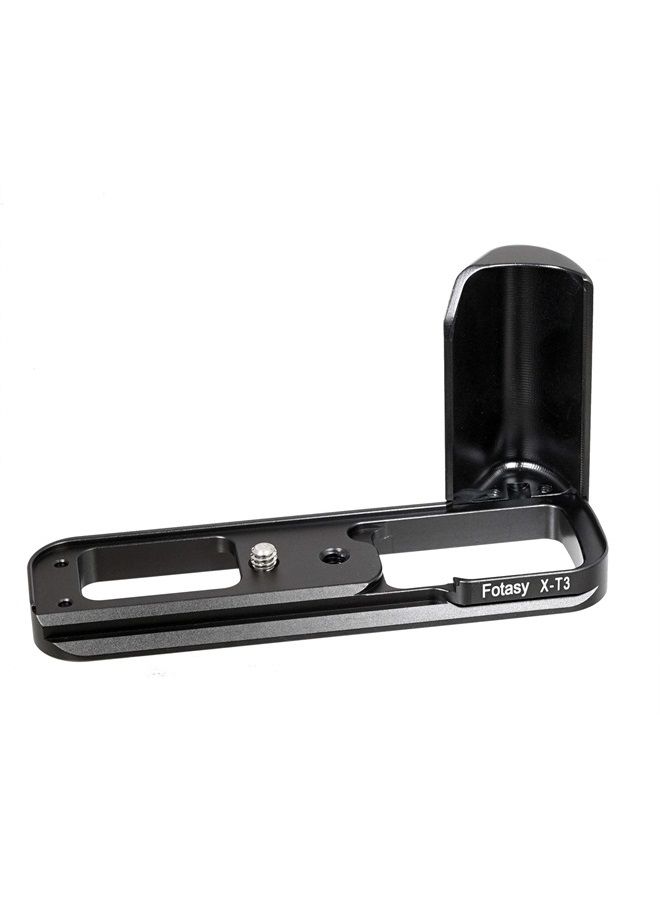 X-T3 Hand Grip, Arca Swiss Type Quick Release QR Metal Holder Hand Grip, Aviation Grade Aluminum, Compatible with Fuji XT3 XT2
