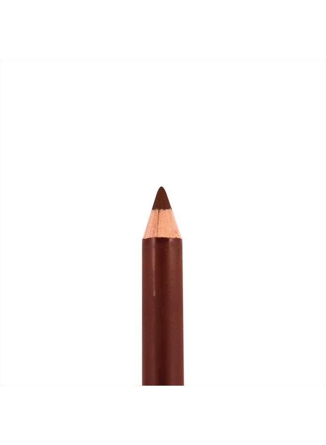 Lip Liner Pencil, Wooden, Firm yet Smooth, Contour and Line with Ease, Perfectly Outlined Lips, Comfortable, Hydrating, Moisturizing, Rich Pigmented Color, Long Lasting, Walnut