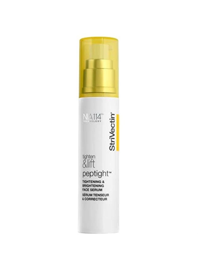 Tighten and Lift Peptight Tightening and Brightening Face Serum with Peptides for Even Skin Tone, 1.7 Fl Oz