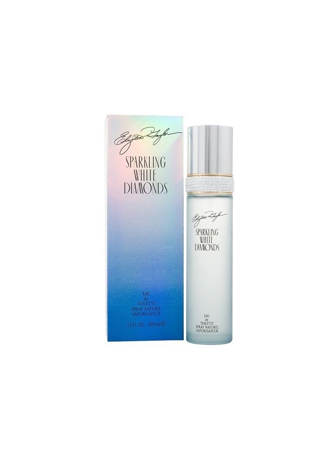 Women's Perfume, Sparking White Diamonds, Eau De Toilette EDT Spray, 3.3 Fl Oz